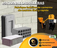 MAQUINAS PARA FABRICAR LADRILLOS DE CEMENTO